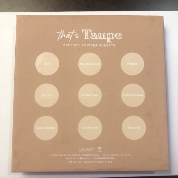 Colourpop That’s Taupe Eyeshadow Palette - Picture 3 of 3